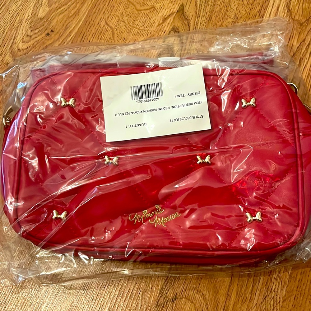 NWT Minnie Mouse crossbody Bag
